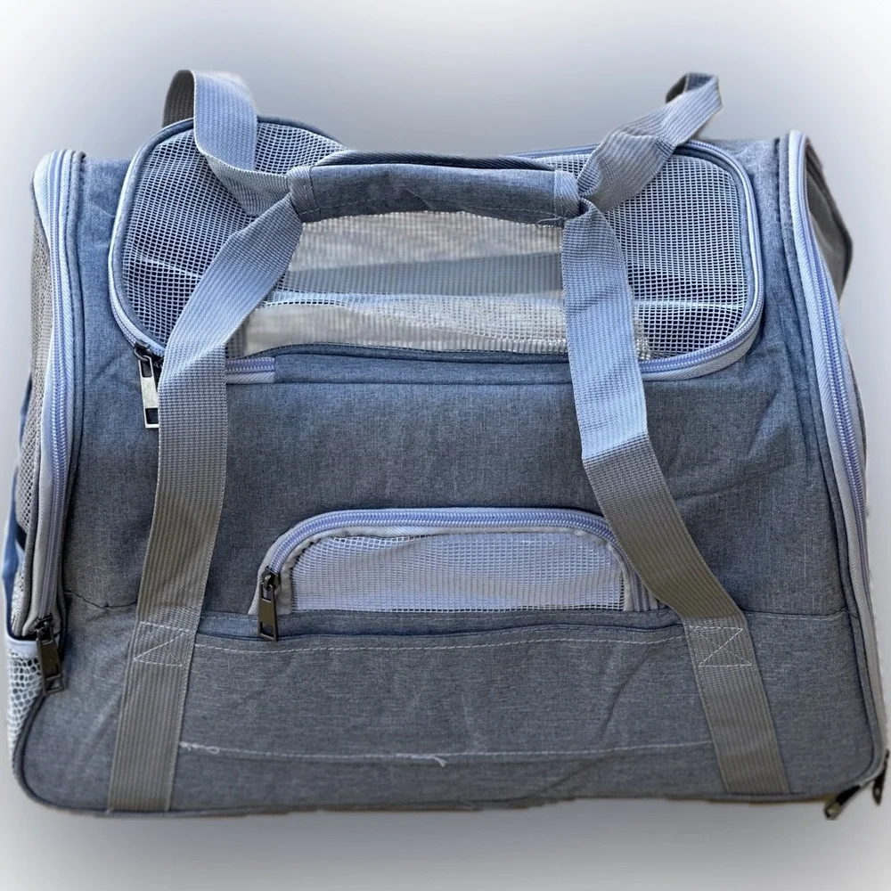 Pet Dog/Cat Carrier Bag Soft Sided Comfort Travel Tote Case Airline Approved US